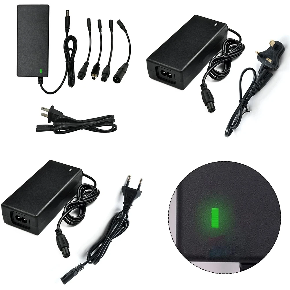 Power Adapter AC 100-240V DC 42V 2A Electric Scooter Accessories US/ EU/ UK Plug For 24-36v Lithium Battery electric scooter accessories