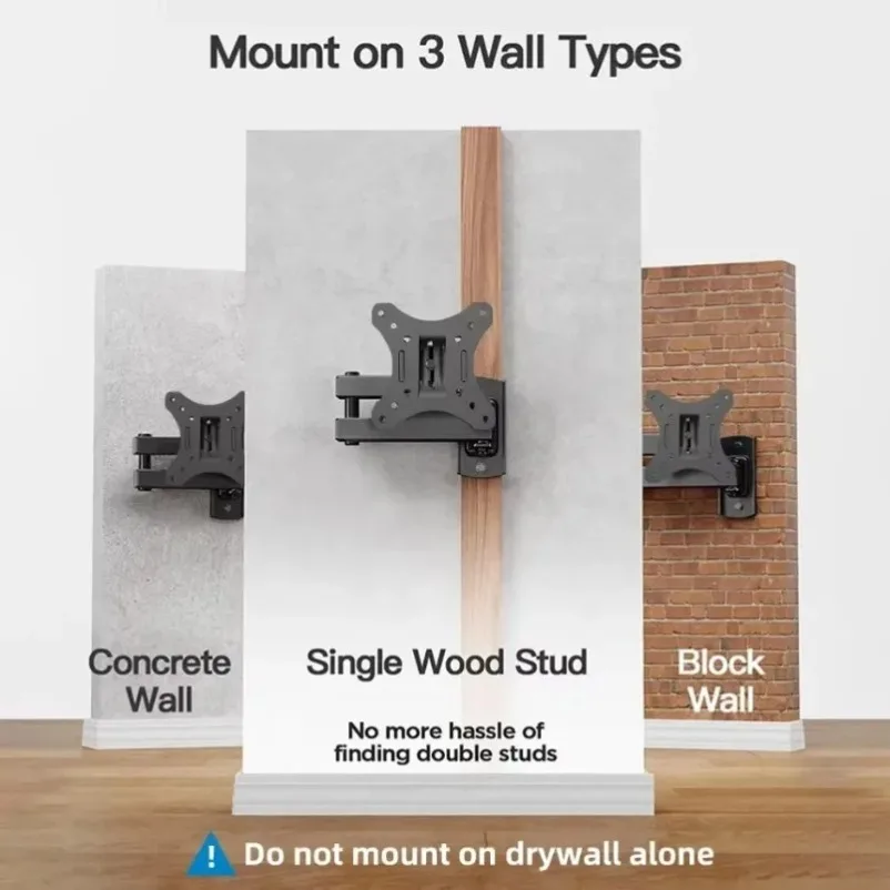 OOTDTY Monitor Mount WMX012 10-32 Inch TVs
