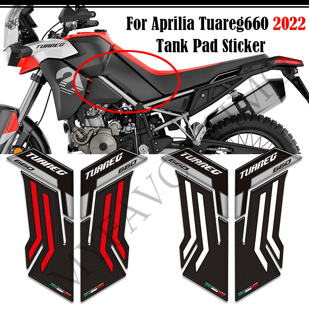 For Aprilia Tuareg660 Tuareg 660 Motorcycle Stickers Decals Tank Pad Grips Gas Fuel Oil Kit Knee Protector 2022