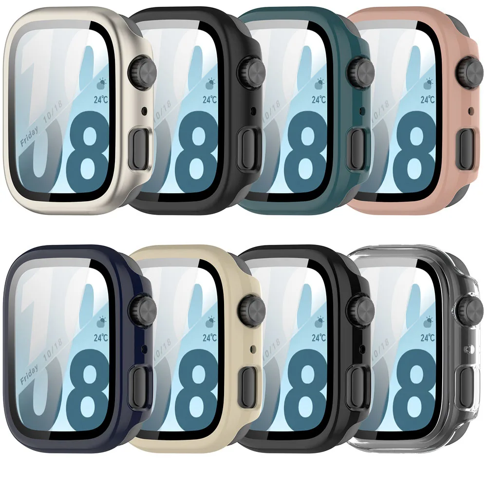 Protective Hard PC Watch Case with Glass Film
