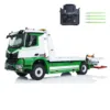 In Stock 1:14 4X4 JDM RC Hydraulic Tow Truck Remote Control Flatbed Wrecker DIY Painted Car Vehicle Light Sound PL18 Radio Model 2