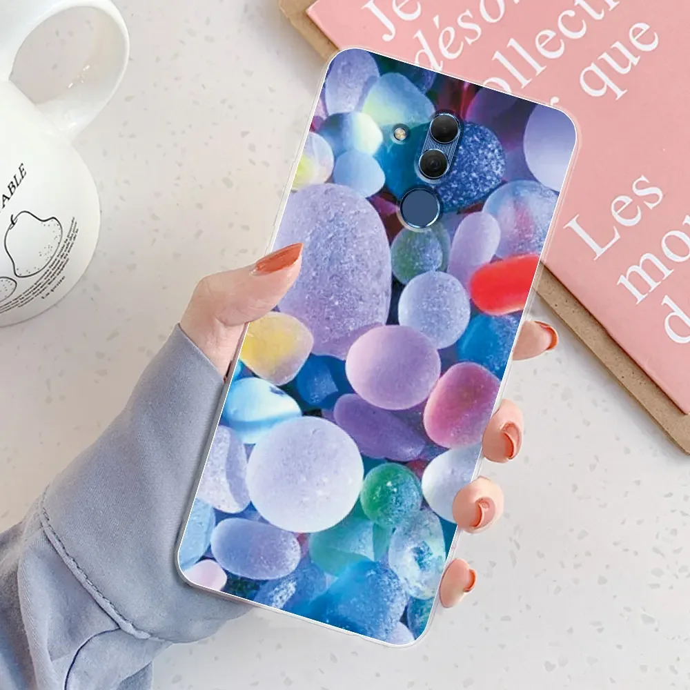 Elegant Marble Chic Girl Silicone Clear Phone Case - Protective Bumper Cover