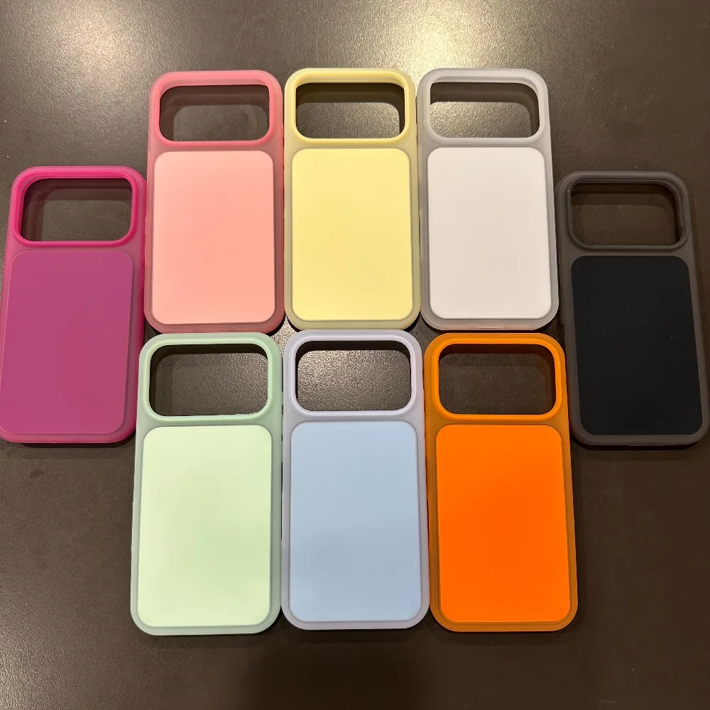 Chic Candy Solid Color Jelly Case with AI Camera Control and Shockproof Skin Feel
