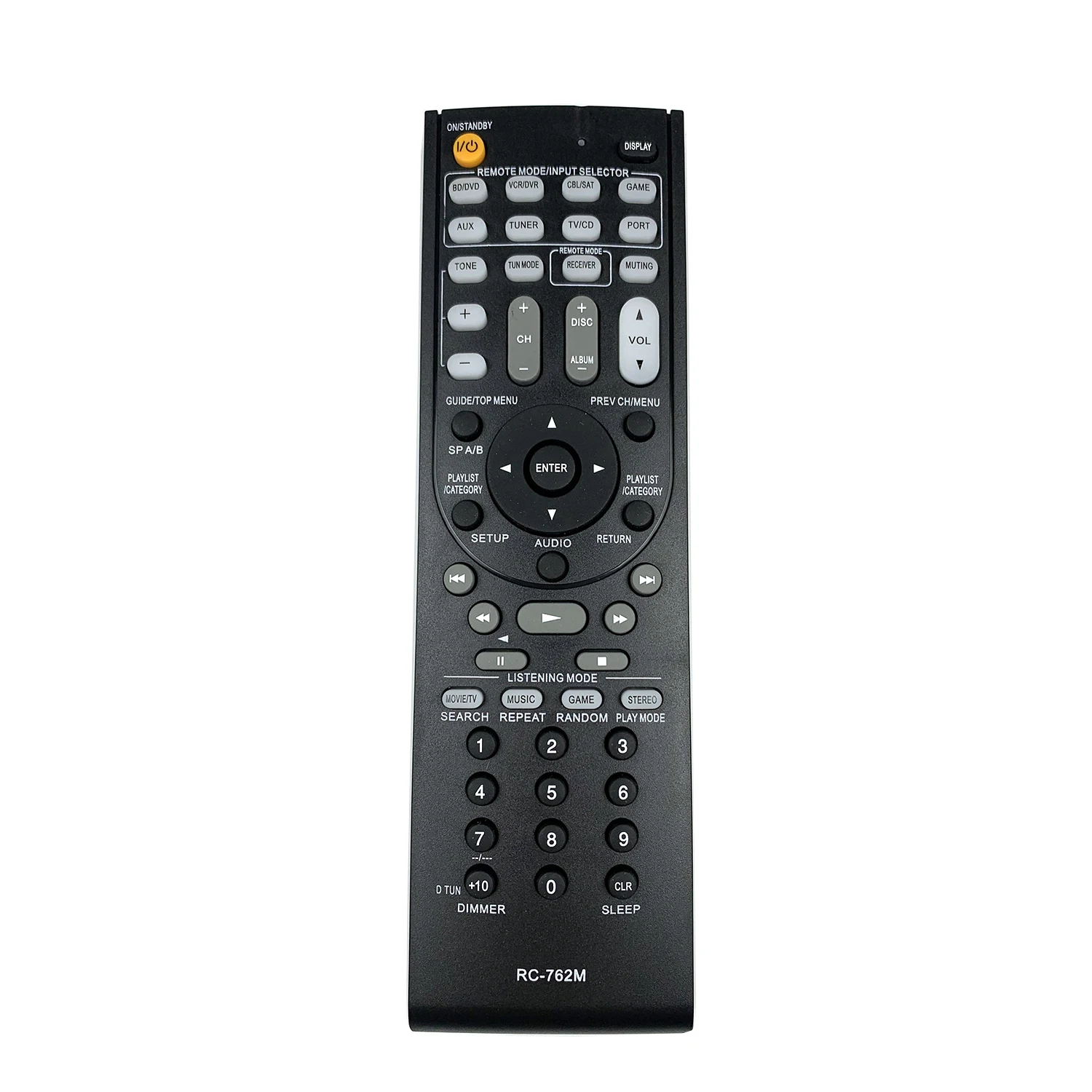 

RC-762M Replaced Remote Control for ONKYO AV Receiver HT-S3300 HT-S3400 TX-SR308 HT-R280 HTP-380 SKF-380L SKF-380R SKR-380L