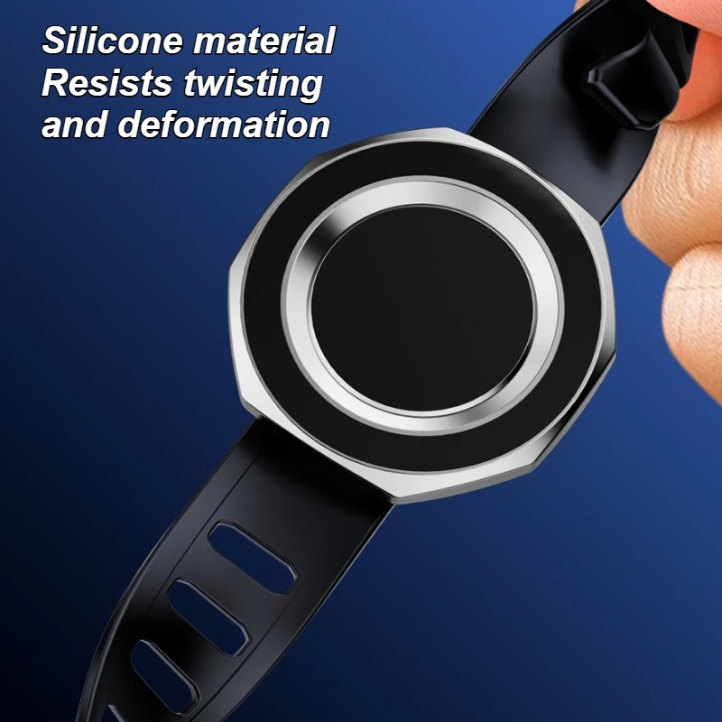Magnetic Fitness Phone Holder with Adjustable Mount and Wrist Strap