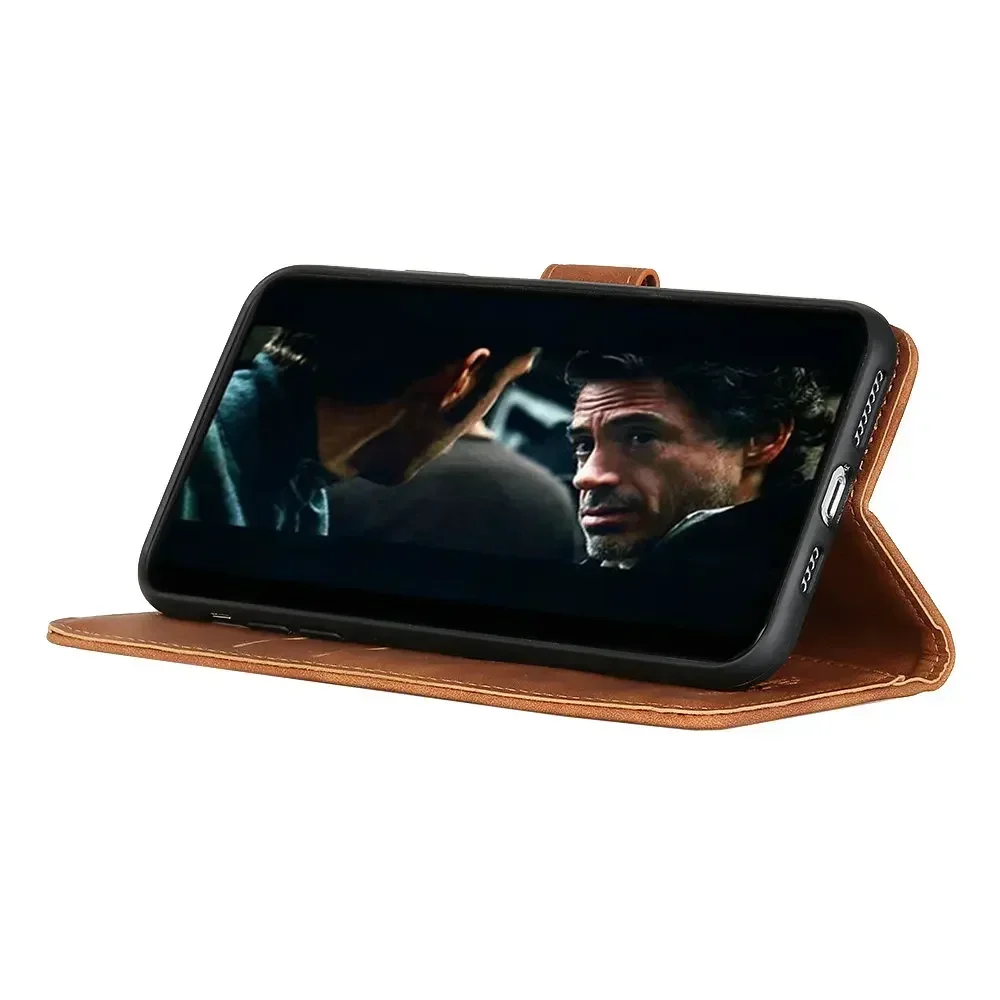 Leather Flip Wallet Case Cover
