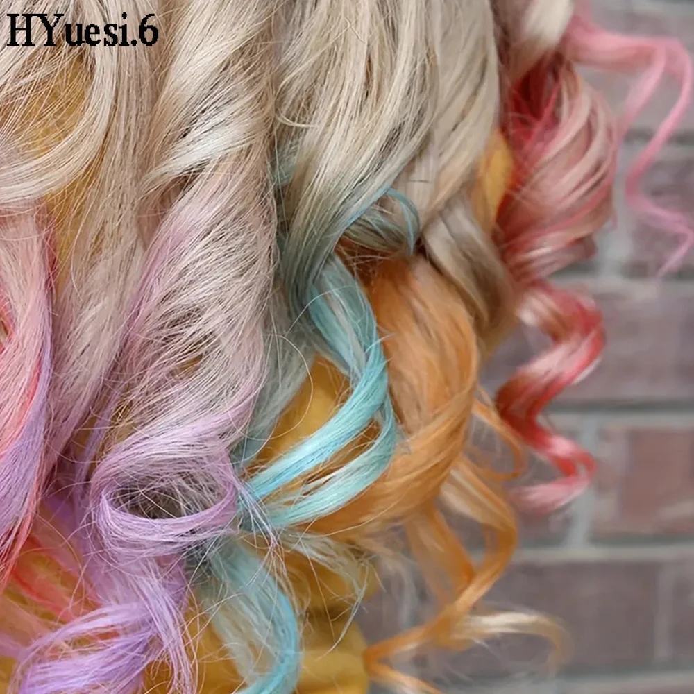 Description Picture 4 of item10 Color Washable Hair Chalk Combs Portable Non Toxic Temporary Hair Color Comb For Girl Cosplay Birthday Halloween Party Makeup