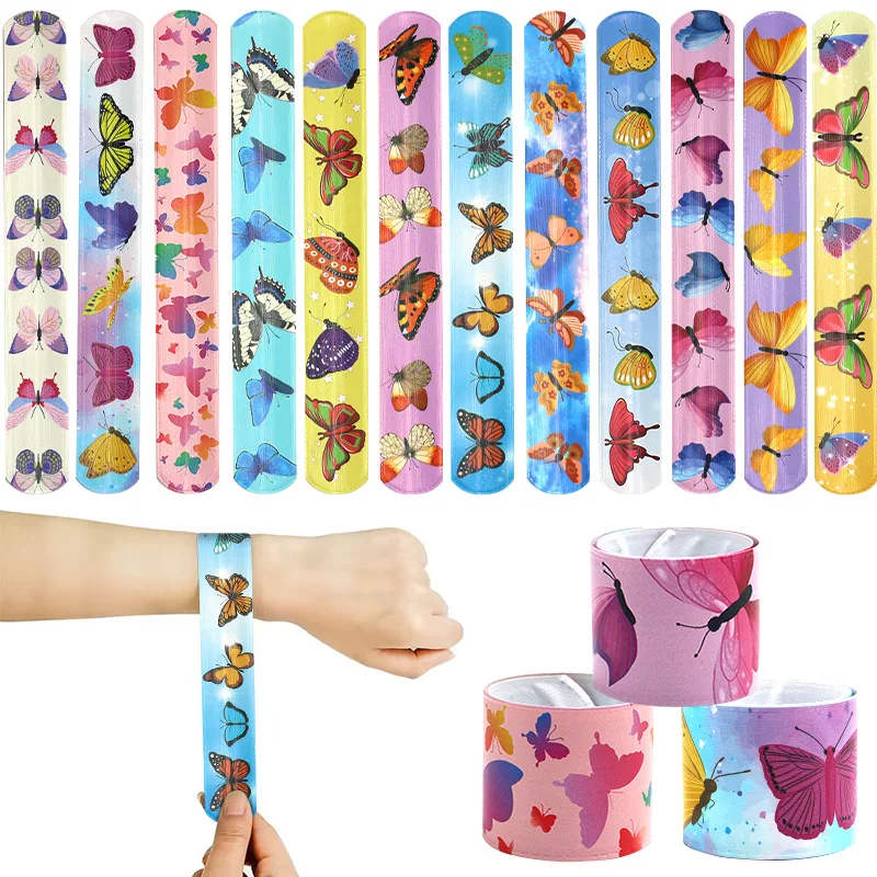 Neue Schmetterlings-Themen-Geburtstagsparty-Artikel: Schmetterlings-Tischgeschirr, Teller, Becher, Servietten, Tischdecke, Party-Deko, Ballons, Papa-Armband – Detail 13