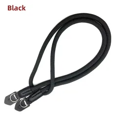 Premium Nylon Camera Neck Strap with Quick Release and Wrist Belt - Durable Camera Shoulder Strap Accessories (Black)