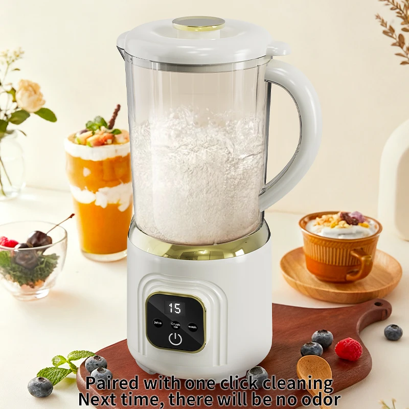 1000 ML Household Juicer Blender Dual-blade digital display juicer USB Rechargeable Ice Crusher Electric Fruit Juice Machine 5