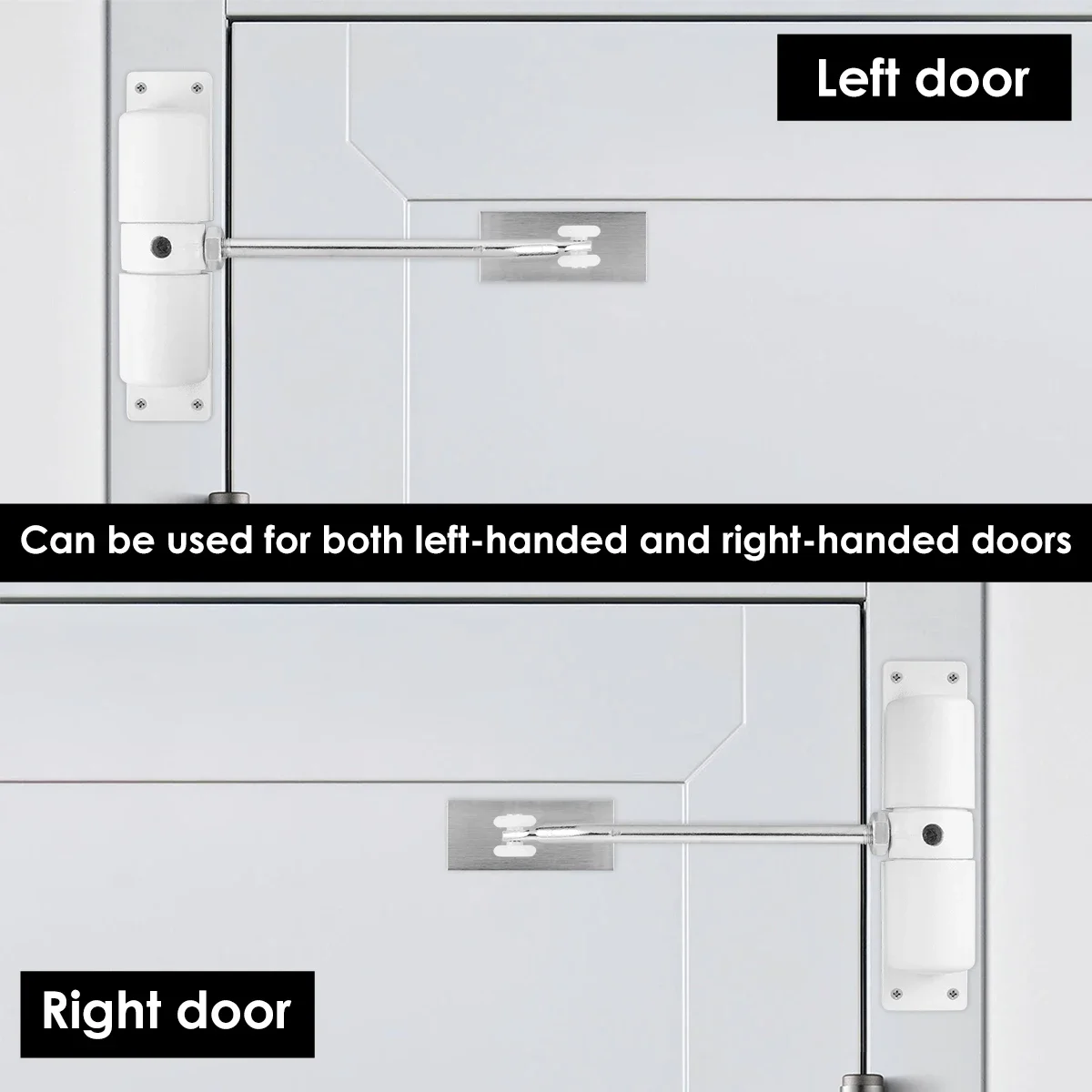 Stainless Steel Automatic Spring Door Closer Door Closing Device Can Adjust The Closing Device Furniture Hardware 30k