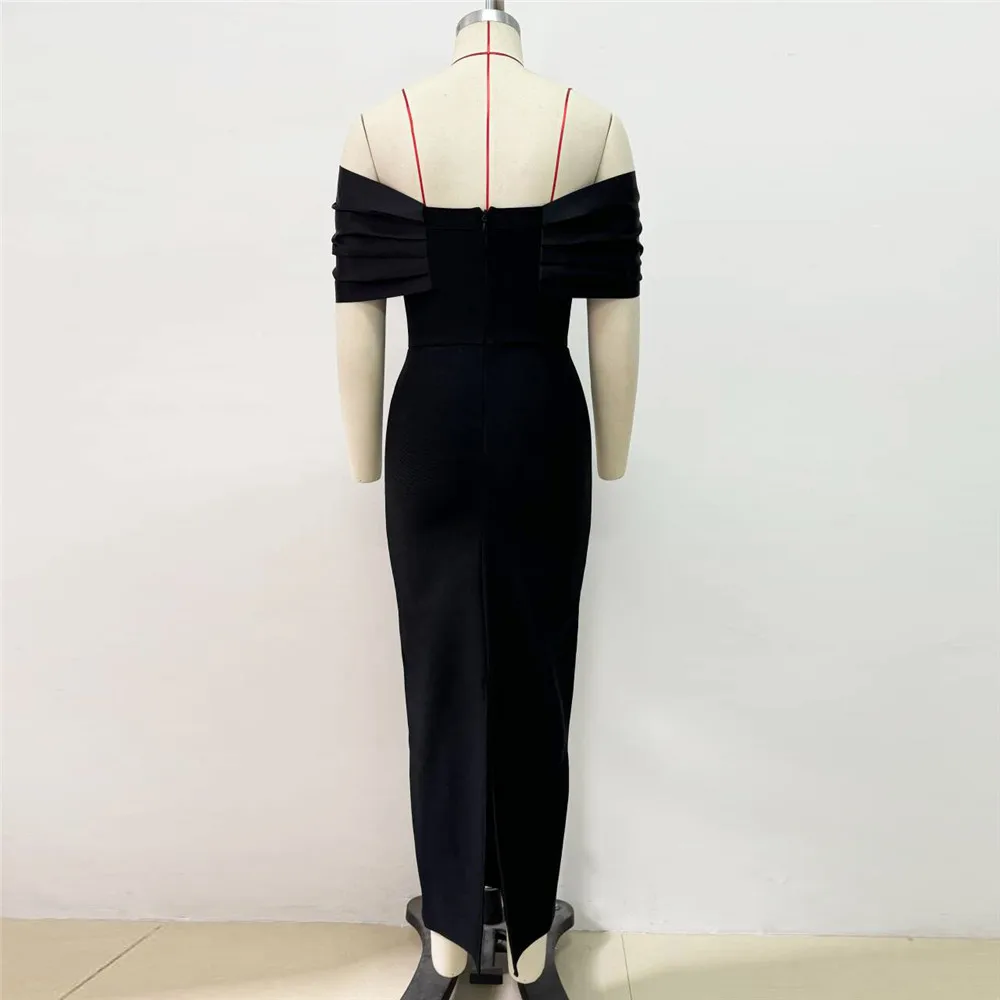 المرأة مثير الديكور ضمادة اللباس قبالة الكتف المرق...