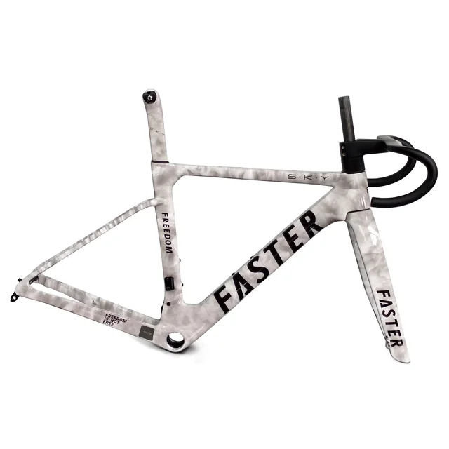 FASTERWAY Freedom Classic Black Horse Frameset Carbon Bike Road