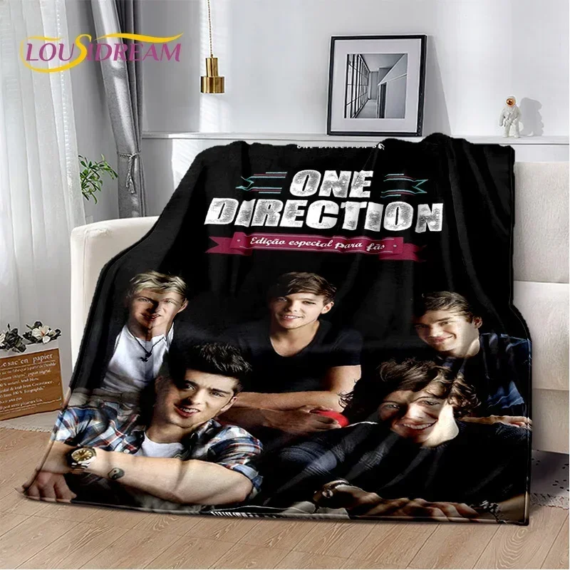 3D Rock-One Direction 1D Combinatio HD Soft Flannel Blankets,Throw Blanket Comfortable Blanket for Picnic Beds Sofa Home Bedroom 4