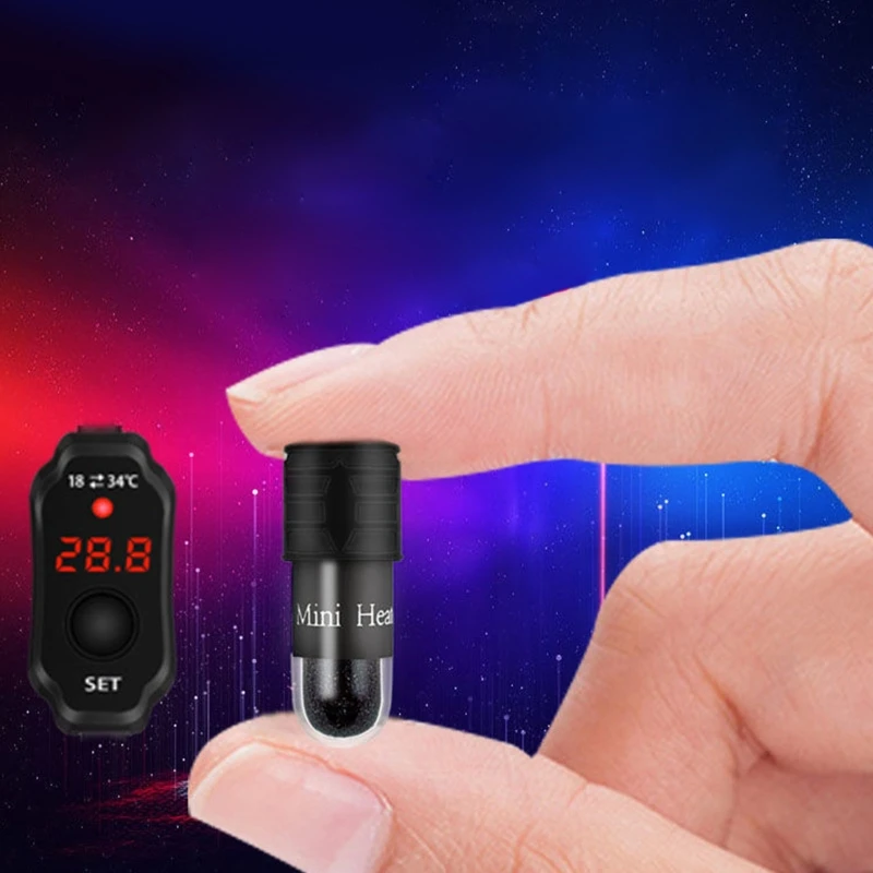 Aquarium heater rod Small Aquarium Betta Heater Adjustable Temperature USB Charging Digital Display