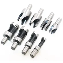 

Cork Cutting Bits 8 Piece Drill Set Straight and Tapered 5/8"1/2" 3/8"1/2" for Wood Cork Tools