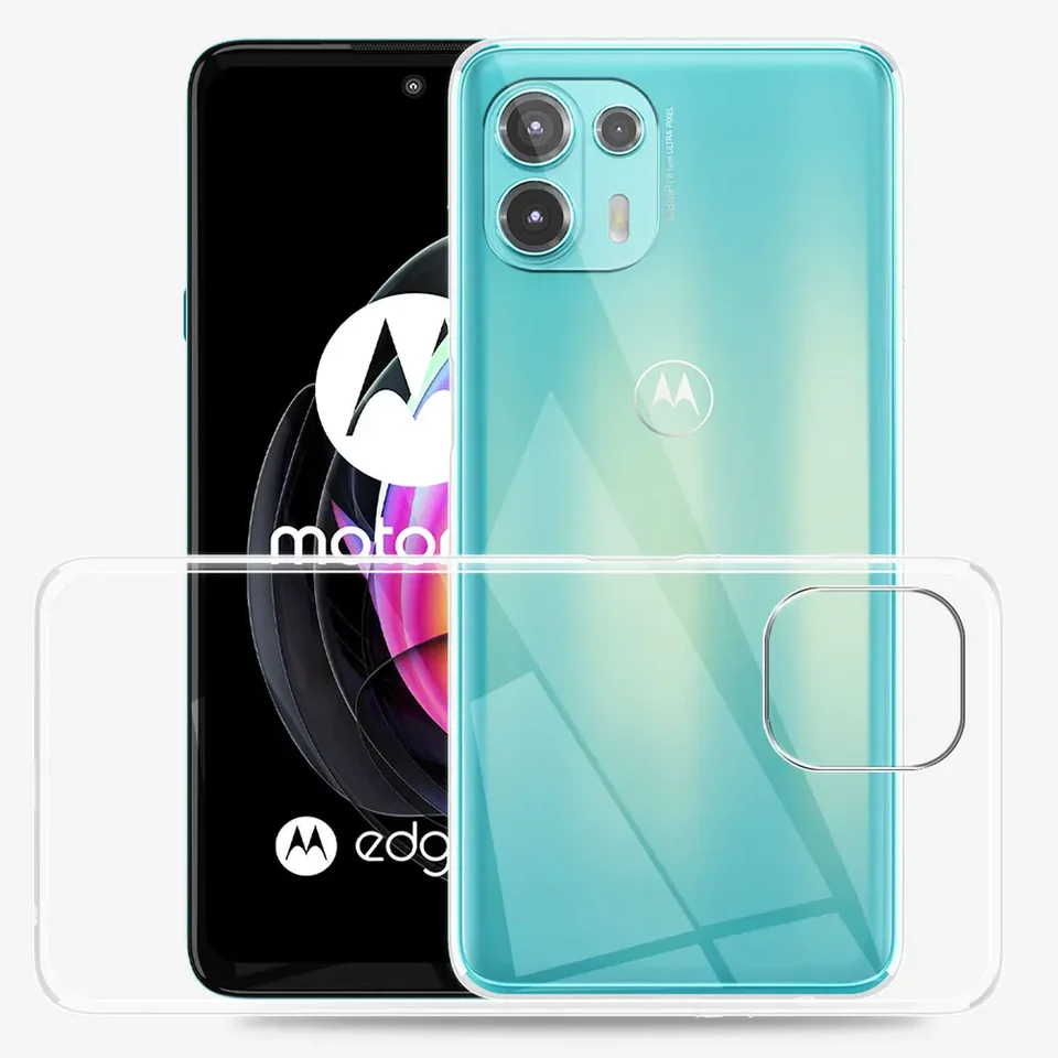 DQG Cover E Vetro Temperato Per Motorola Edge 20 Lite – Custodia In Silicone Nero TPU + Pellicola 9H, Protezione Completa