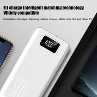 30000mAh/40000mAh Power Bank Portable Charging Poverbank Mobile Phone External Battery Charger Powerbank For Xiaomi Mi OPPO 1