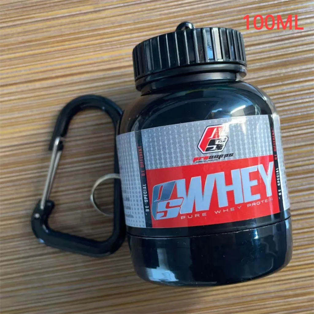 ZK30 protein powder container pill organizer Protein Keychain Sport  nutrition Water bottle sport Whey protein key chain - AliExpress