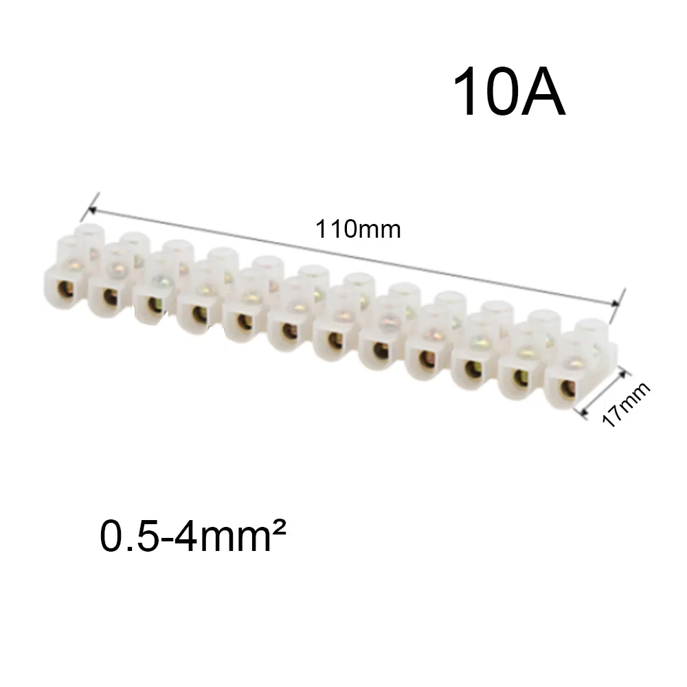 12P White Strip 10A