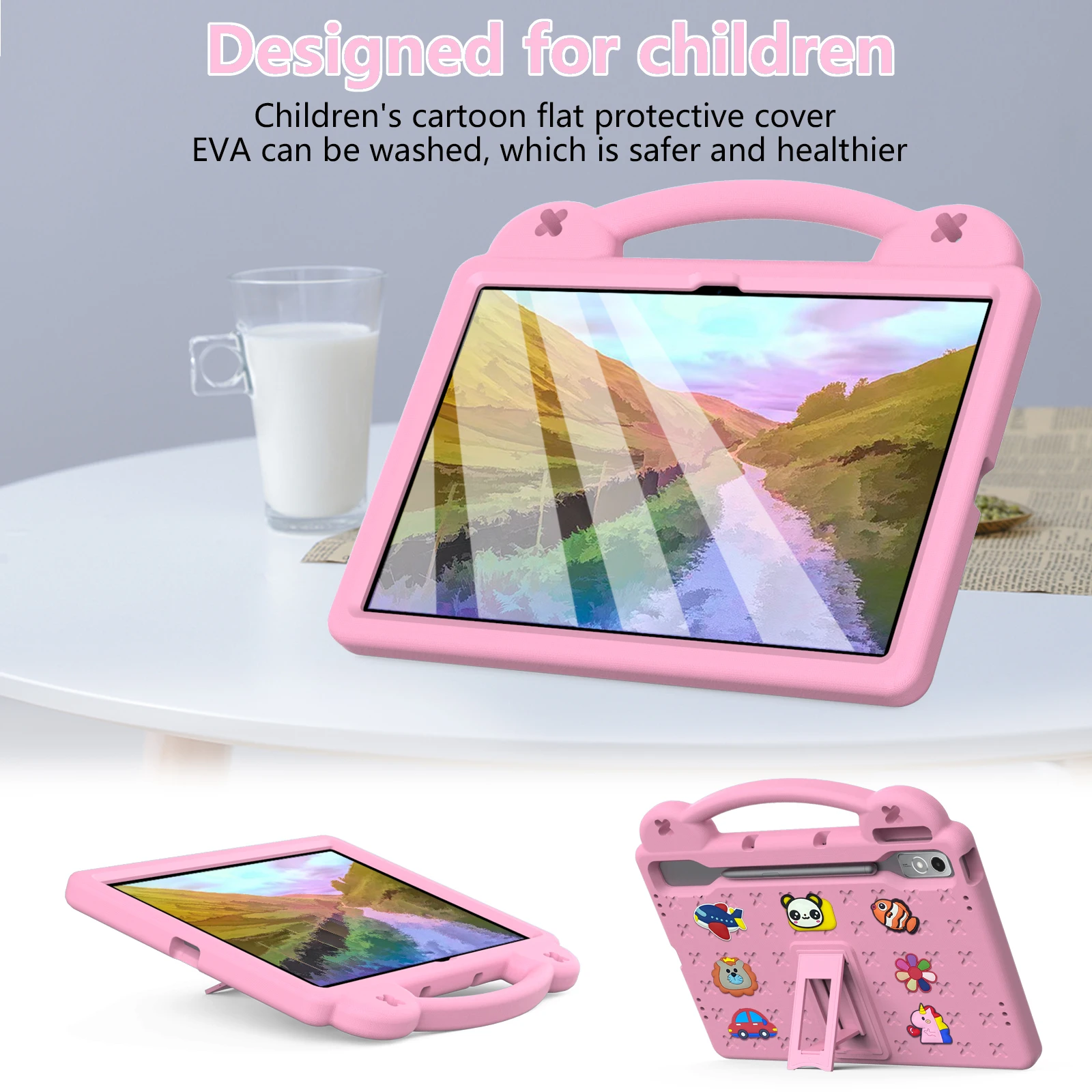 Children's Bear Handheld Tablet Cover, EVA Protective Casing