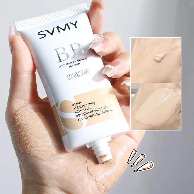 Hydrating Foundation liquid Korean Makeup Base Waterproofing Ivory White Natural Brighten Skin Full Coverage Concealer BB Cream