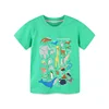 Jumping Meters 2-7T Girls T Shirts With Animals Short Sleeve Summer Baby Clothing Fashion Baby Shirts Tops Kids Wear 1