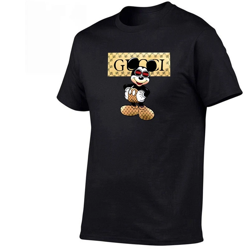 Fashion New Men's Women's Cute Cartoon T Shirts Street Hip Hop Colors Oversized Printed Short Sleeves Boys Girls Sports Tops |