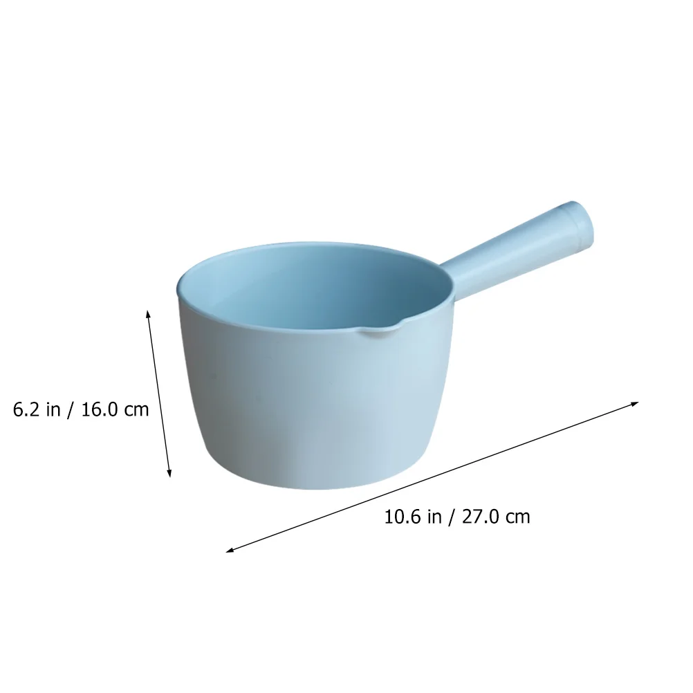 2 PCS Plastic Water Spoon Ladle Scoop for Washing Toilet Body Big Kitchen Bath Baby Tub Plug