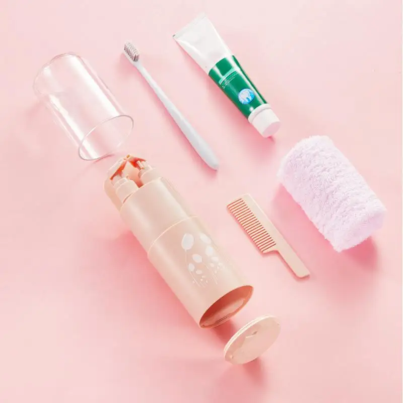Travel Toiletry Cup Set Travel Multi-Functional Toiletries Kit Multi-Functional Must-Haves for Bathroom Business Trip