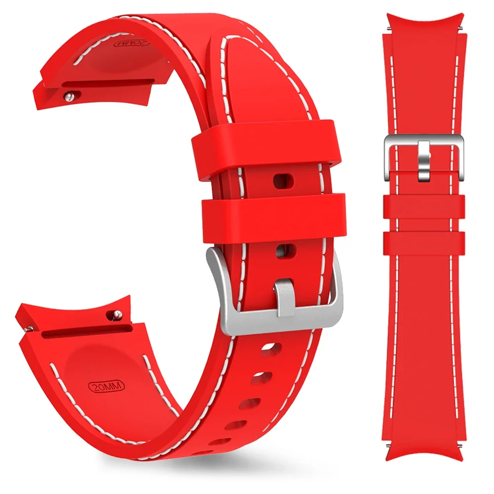 Premium No Gap Silicone Watch Strap - Comfortable Fit for All Models