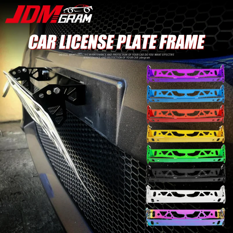 Rotativa Moldura Da Placa De Licen a Do Carro Universal Alum nio N mero 