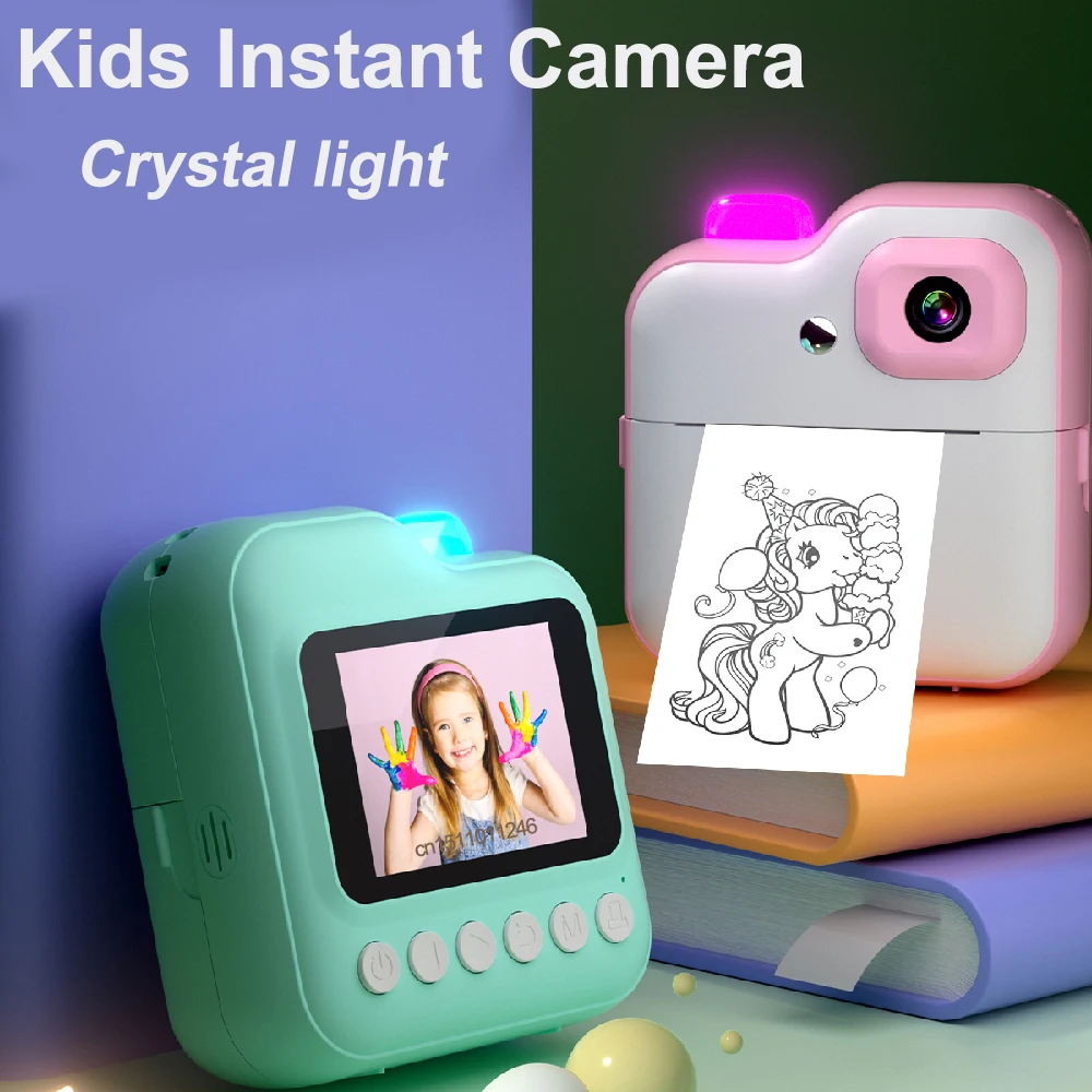 KidsInstantCameraInstantPrintingDigitalCameraWirelessPrinting