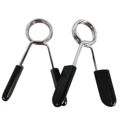 2pcs/lot 25/28/30mm Barbell Clamp Spring Collar Clip Standard Weight Lifting Gym Dumbbell Lock Kit Fitness Body Building Workout