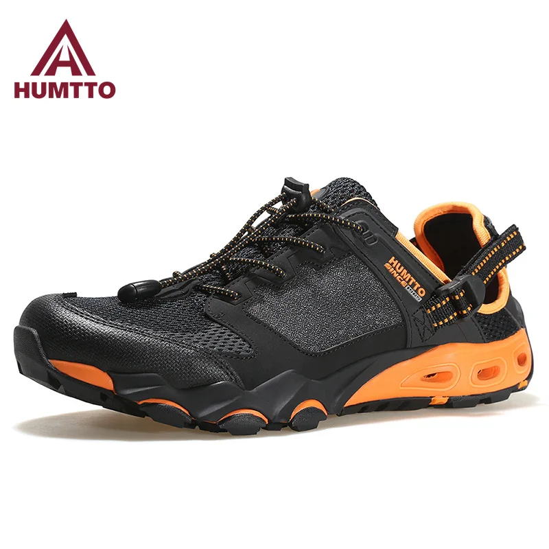 HUMTTO Summer Aqua Shoes Breathable Beach Water Shoes Mens Sports Trekking Casual Sandals Man Outdoor Hiking Sneakers for Men