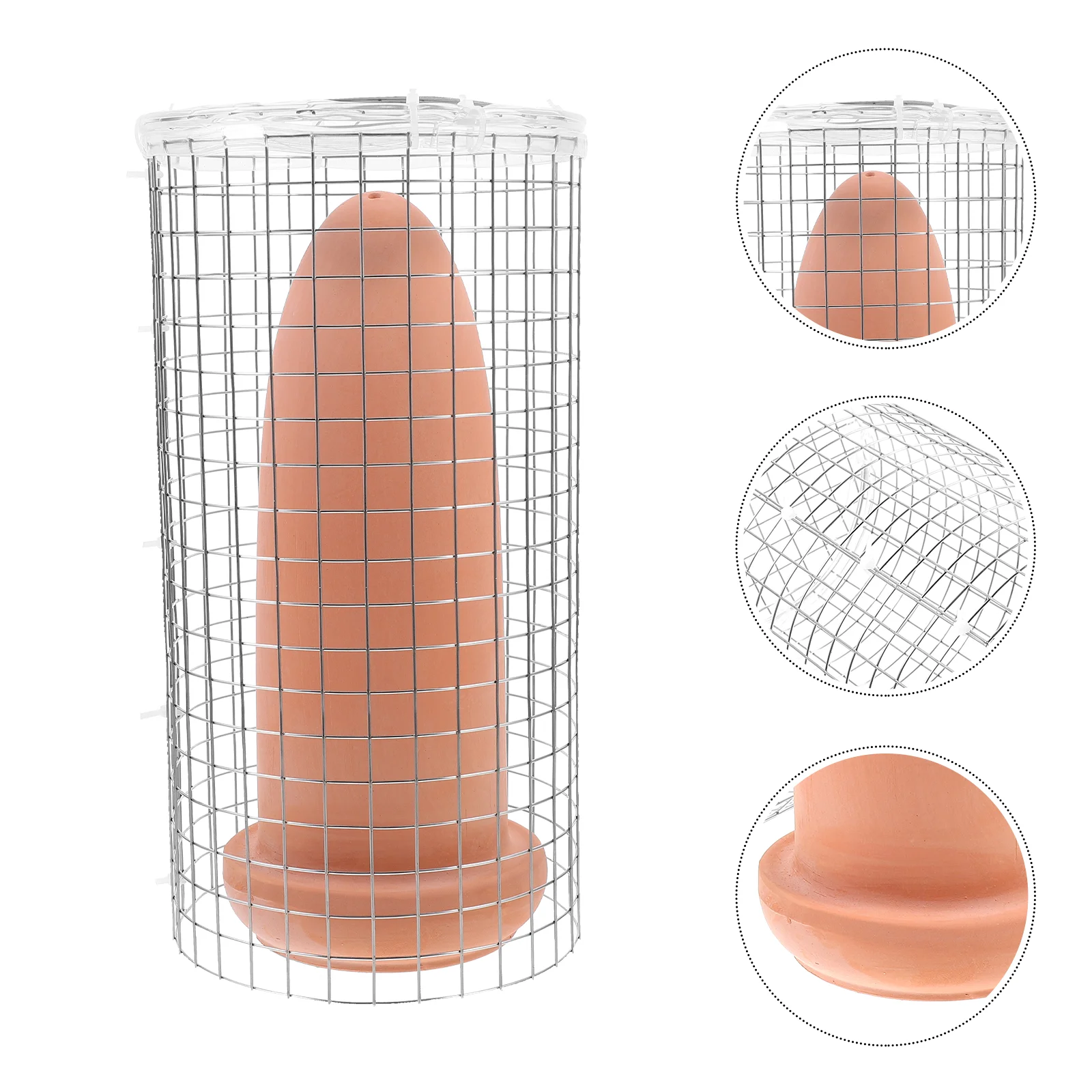 Ceramic Large Spawning Bucket Fish Breed Cone Shrimp Breeding Bucket Aquarium Separator Cage Egg Tank Net for Angelfish