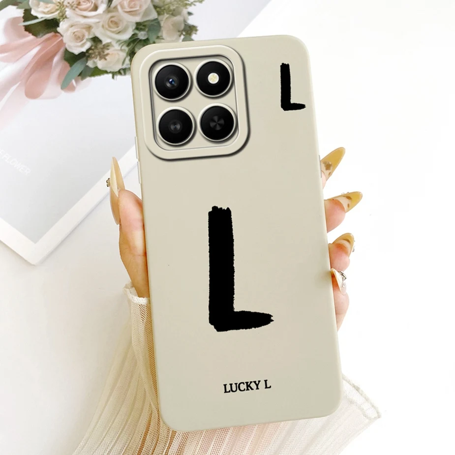 Chic Lucky Letters Soft TPU Phone Case in Light Green