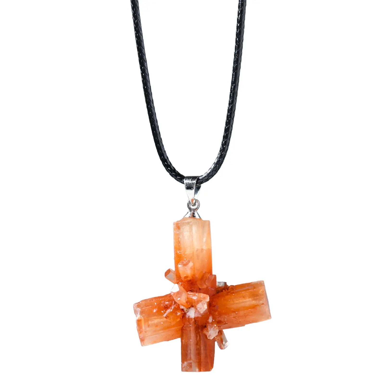 

Healing Crystal Necklace Natural Raw Stone Healing Crystal Necklace Healing Crystal Natural Stone Slice Pendants Necklace Women