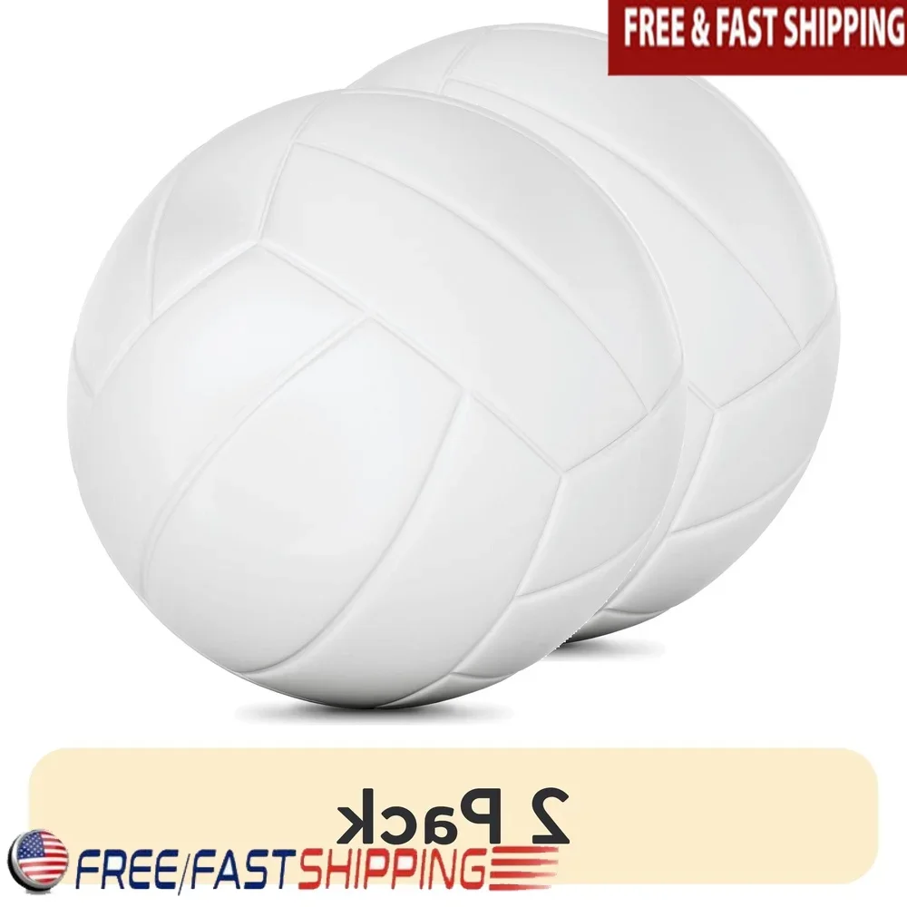 2 Pack Youth Volleyball – Durable Indoor/Outdoor Full Size 1