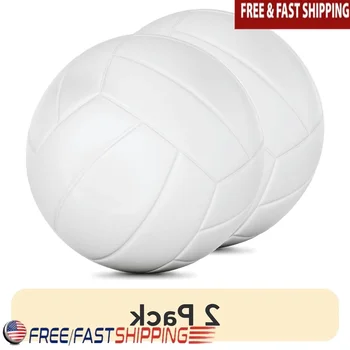 2 Pack Youth Volleyball – Durable Indoor/Outdoor Full Size 1