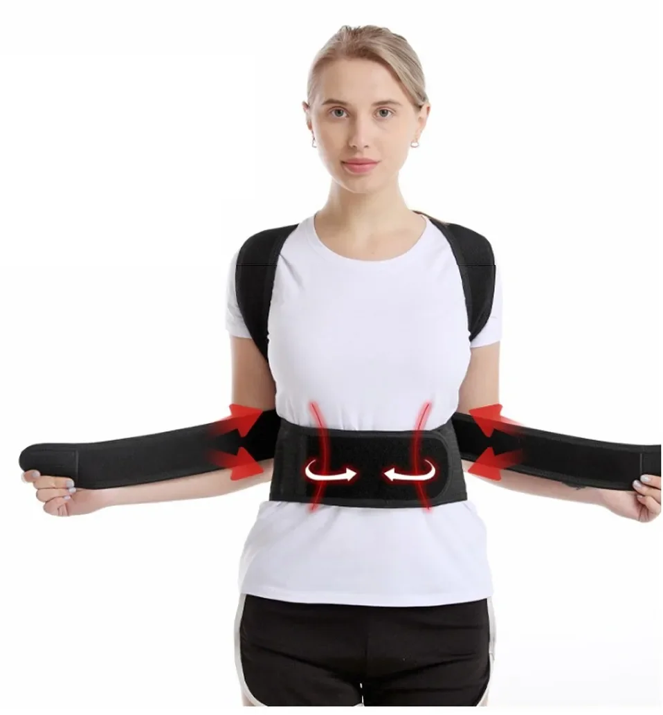 Description Picture 6 of itemMagnetic Bar Shoulder Bone Care Support Correction Back Brace Straightener Posture Corrector Vest Scoliosis Back Orthopedic Belt