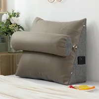 Bed Triangular Cushion Chair Bedside Lumbar Chair Backrest Lounger Lazy Office Chair Living Room Reading Pillow Household Decor 2
