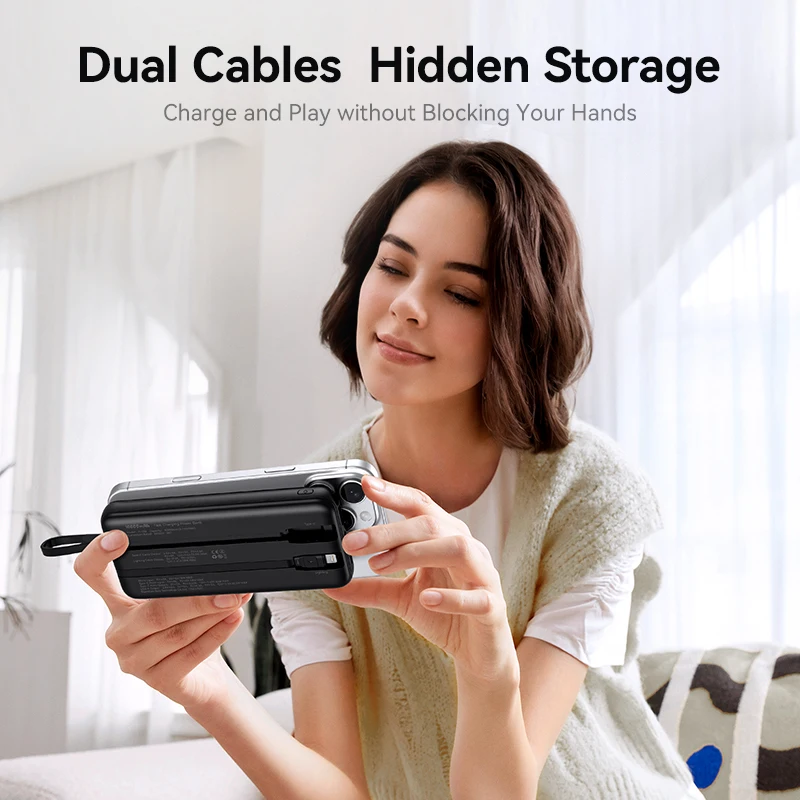 KUULAA Power Bank 10000mAh PD 22.5W Fast Charging Phone External Battery Powerbank Charger for Xiaomi Poco iPhone Samsung iPad 4
