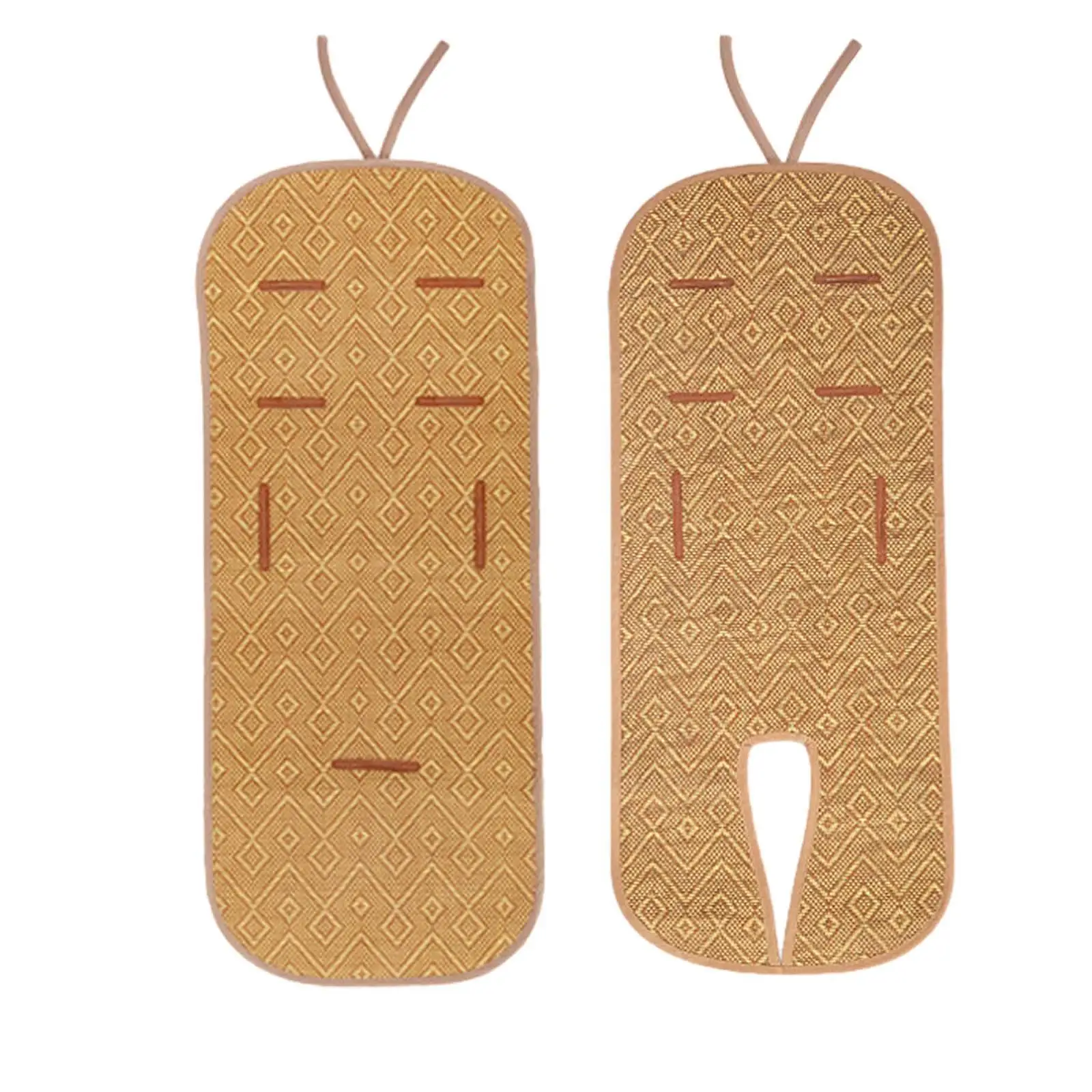 Stroller Seat Liners Soft Liner Universal Breathable Fittings Smooth Comfortable Rattan Foldable Summer Cushion Pad Cool