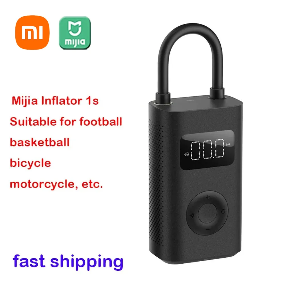 Xiaomi Mijia Inflatable Treasure 1S Upgraded Version Portable Electric Pump Air Compressor for Motorcycle Car Tire Soccer