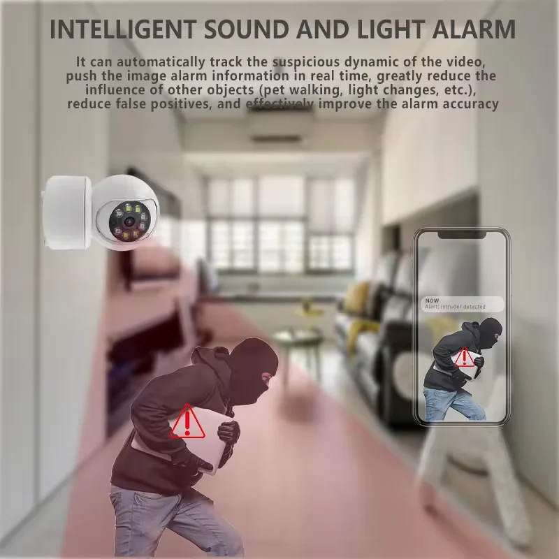 1080P Home Smart Wireless Baby Monitor Full Color Night Vision ICSEE APP PTZ Security Wifi CCTV Network Camera 4