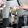 Light Luxury Makeup Brush Clear Storage Box Home Bedroom Dustproof with Cover Lipstick Perfume Makeup Brush Clutter Organizer 3