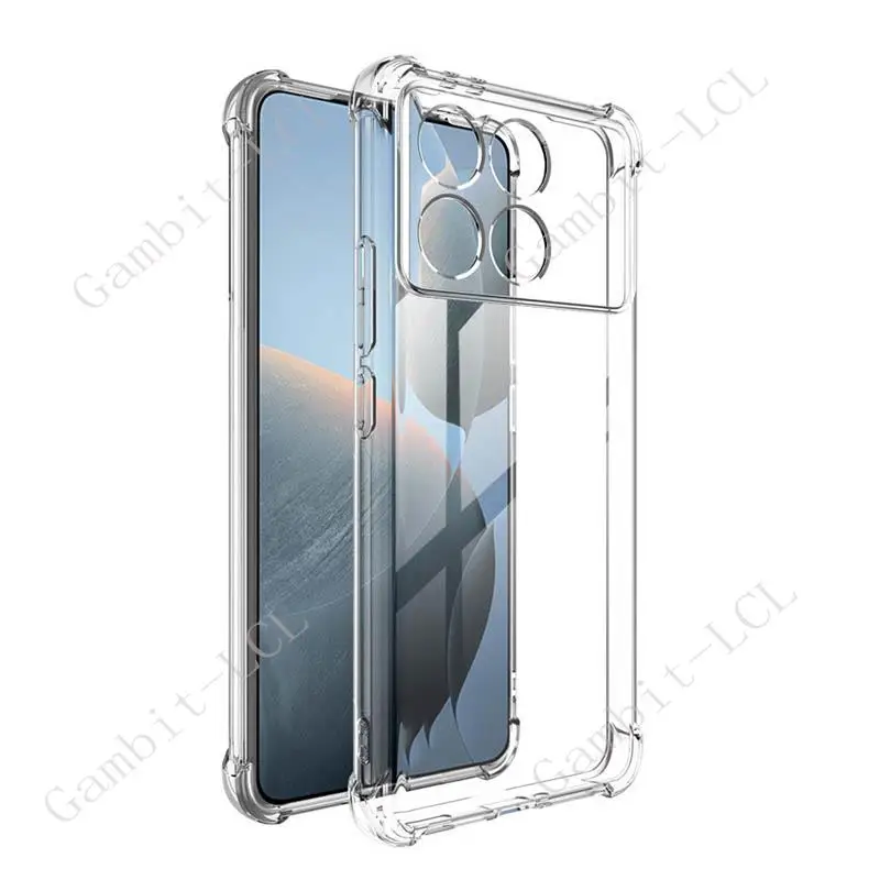 Premium Shockproof Silicone TPU Back Cover - Anti-Falling Protective Case