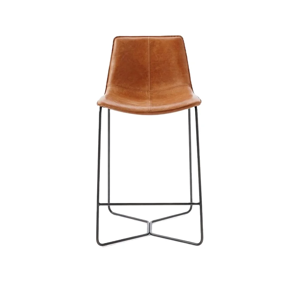 Restaurant Retro Bar Stool Kitchen Stool Bar Chair Metal High Chair