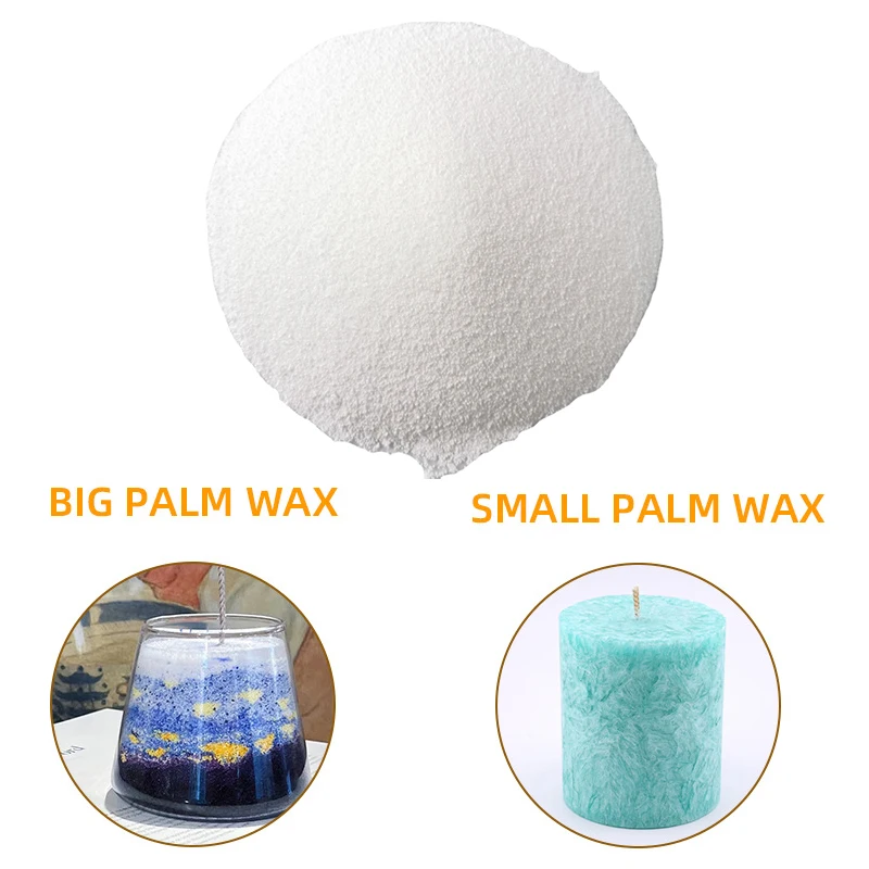 500g/1000g Ice Flower Wax Palm Wax DIY Aromatherapy Candle Making Raw Materials Natural Plant Candles Craft Supplies